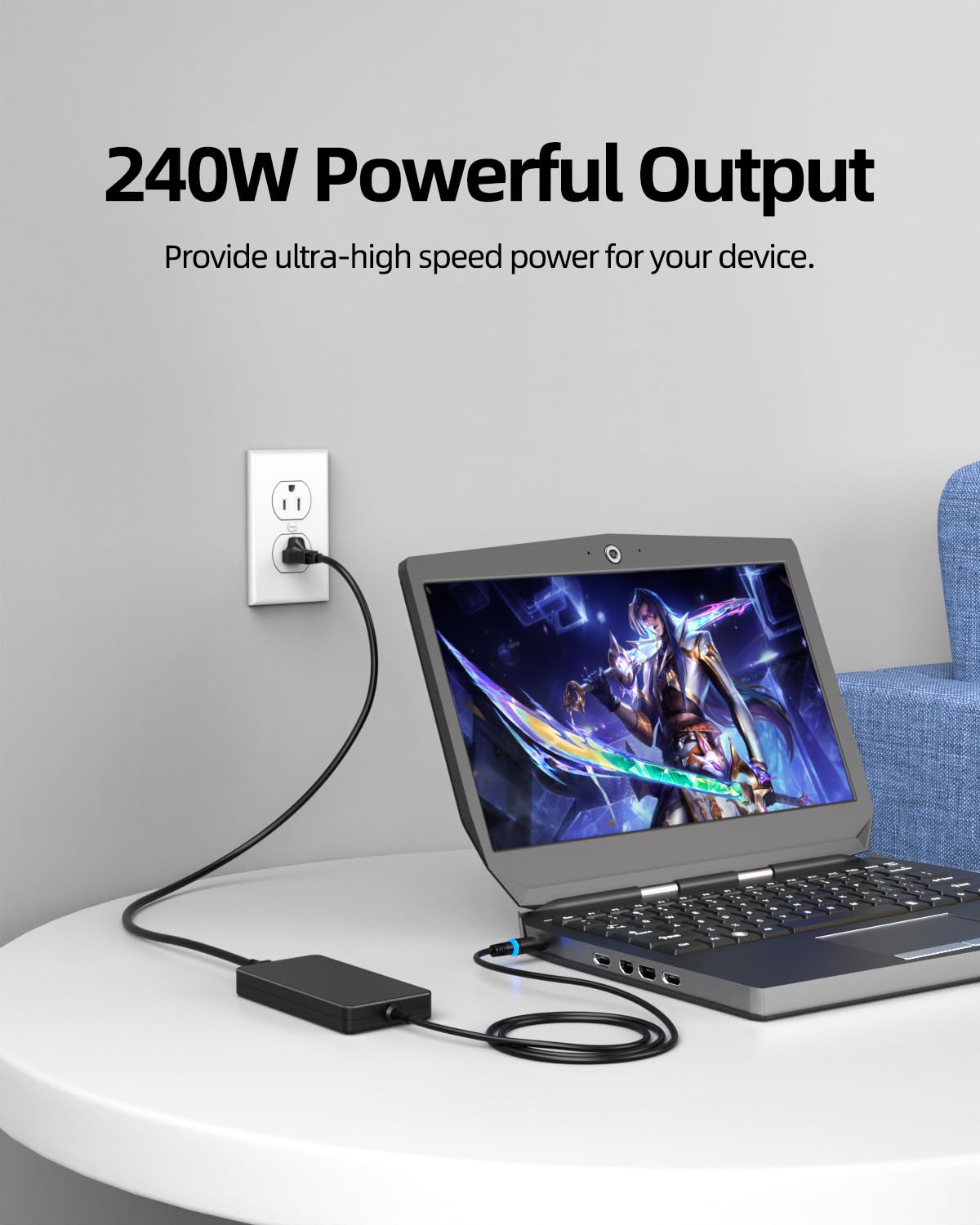 Foto 8 pulgar | Cargador Nicpower De 240 W Con Certificación Ul Para El Portátil Dell Alienware - Venta Internacional.