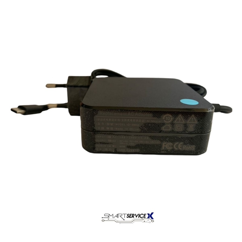 Foto 2 pulgar | Cargador 65w 20v 3.25a Tipo C para Portátil Alternativo - Venta Internacional