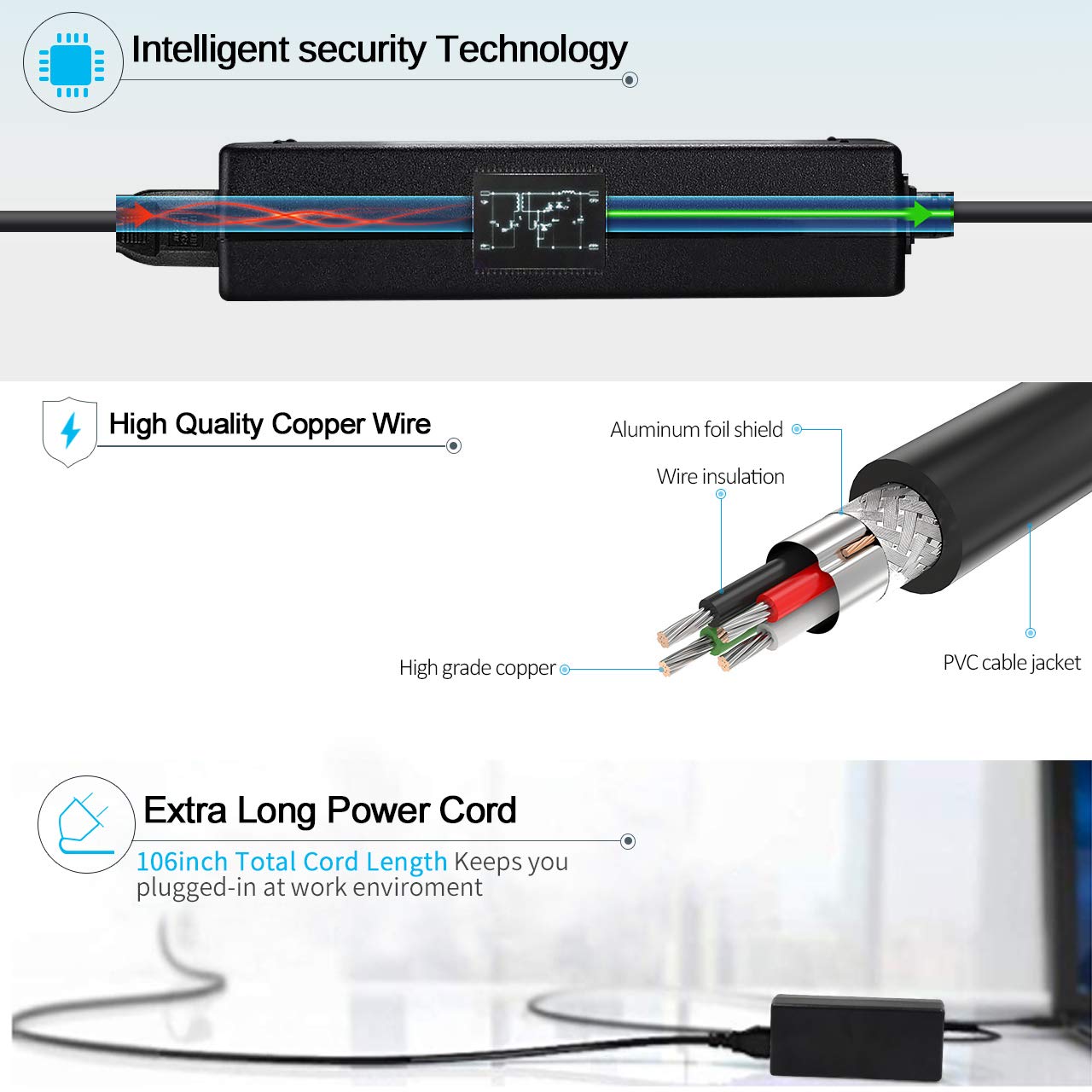 Foto 5 pulgar | Cargador De Portátil Solice 65w 45w Para Hp Pavilion X360 14 15 17 - Venta Internacional.