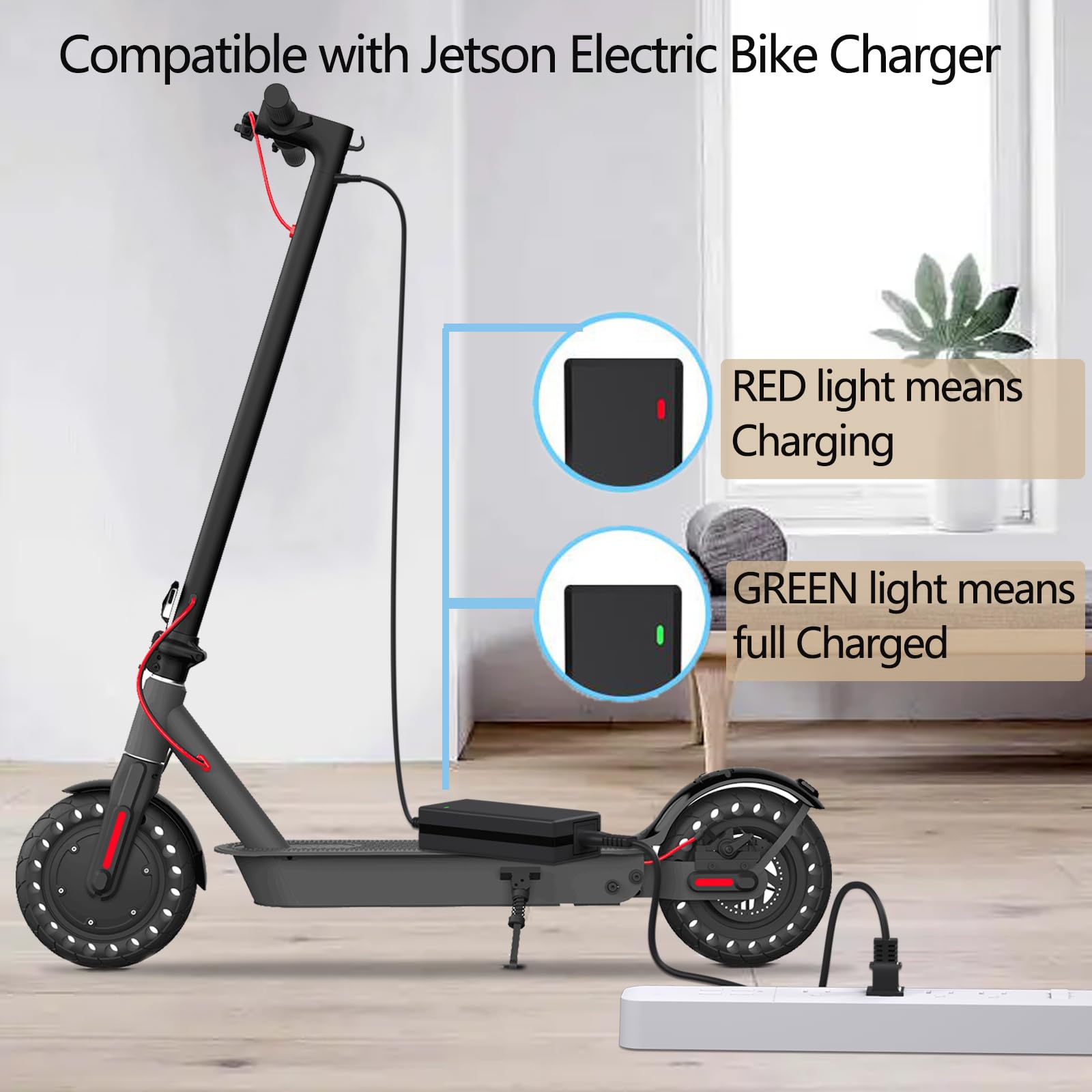 Foto 3 pulgar | Cargador Eléctrico Para Patinete 42 V 2 A Compatible Con Jetson Jy-420150 - Venta Internacional.