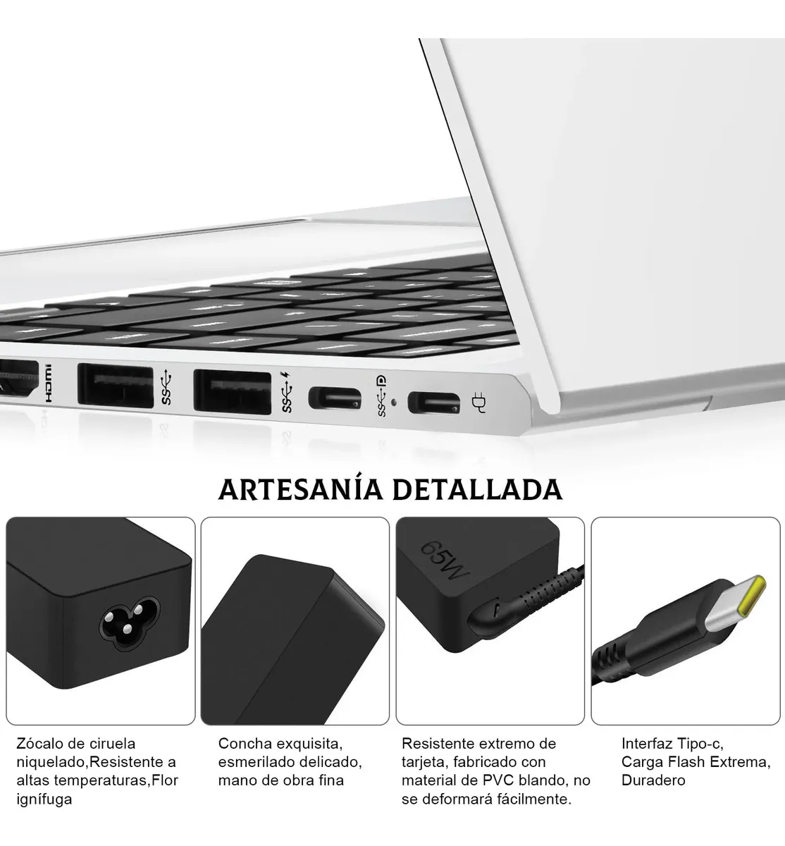 Foto 6 pulgar | Cargador para Lenovo 20v 3.25a 65w Tipo-C Usb C Adlx65ylc3d