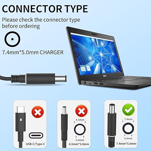 Foto 8 pulgar | Cargador Original Dell 19.5v 3.34 Punta 7.4x5.0mm Thin