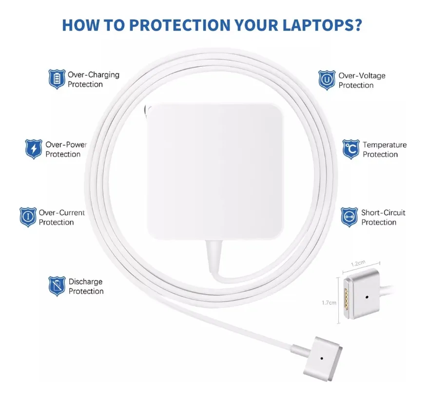 Foto 6 pulgar | Cargador Apple Original Magsafe 2 45w Tipo T