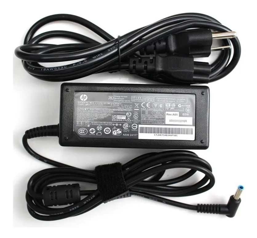 Foto 3 pulgar | Cargador Original Hp Punta Azul 19.5v 3.33 4.5*3.0mm 65w