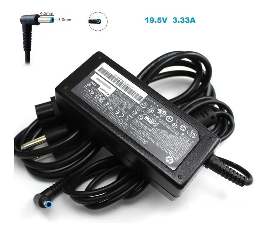 Foto 6 pulgar | Cargador Original Hp Punta Azul 19.5v 3.33 4.5*3.0mm 65w