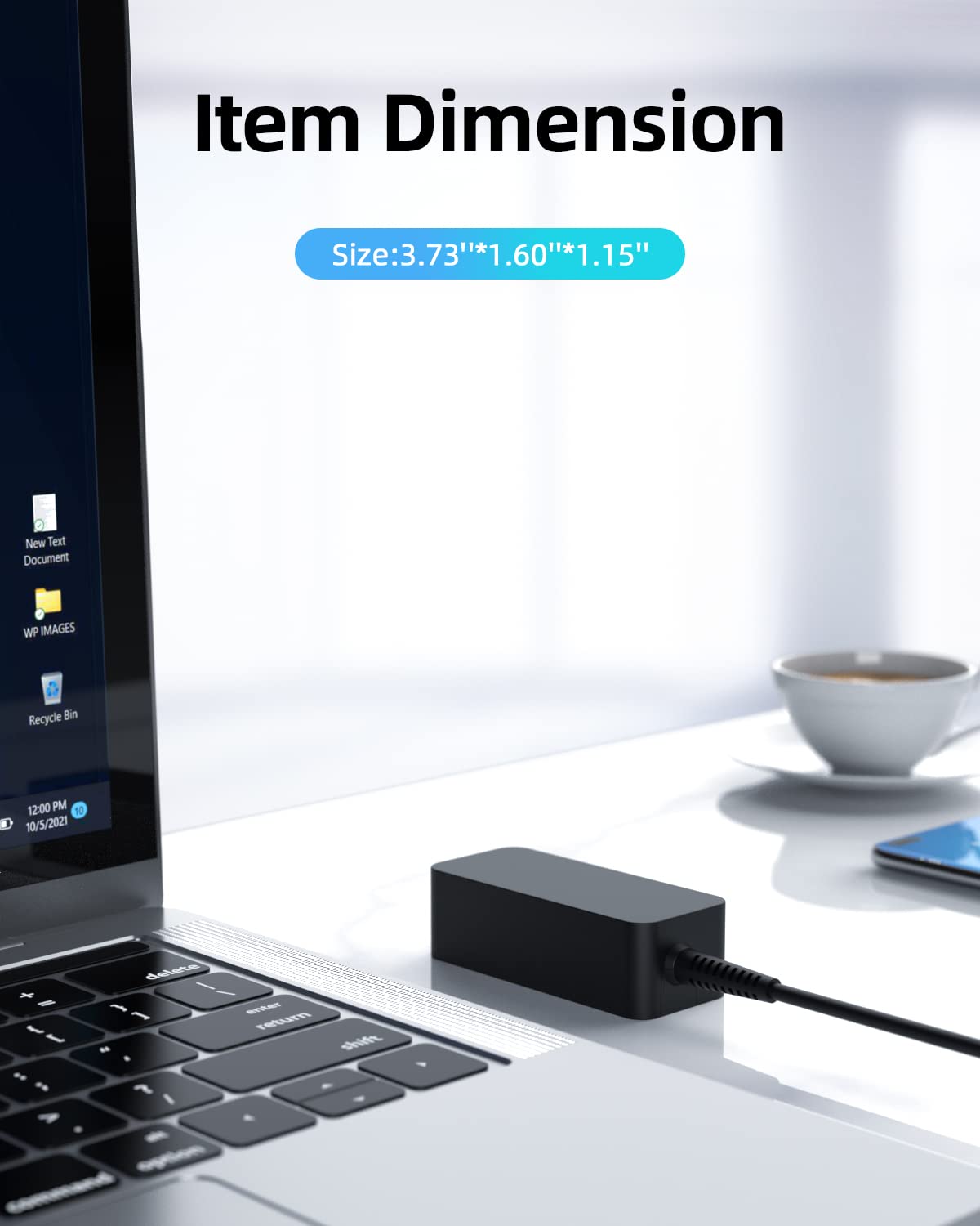 Foto 4 | Cargador Nicpower Usb Tipo C De 45 W Para Portátil Lenovo Chromebook - Venta Internacional.