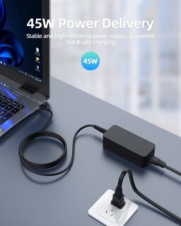 Foto 7 | Cargador Nicpower Usb Tipo C De 45 W Para Portátil Lenovo Chromebook - Venta Internacional.