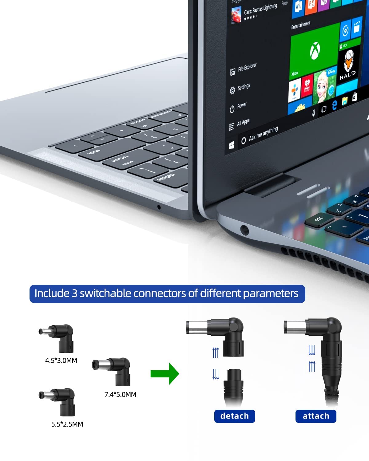 Foto 4 pulgar | Cargador Portátil Para Juegos Nicpower 180 W Para Portátil Msi - Venta Internacional.