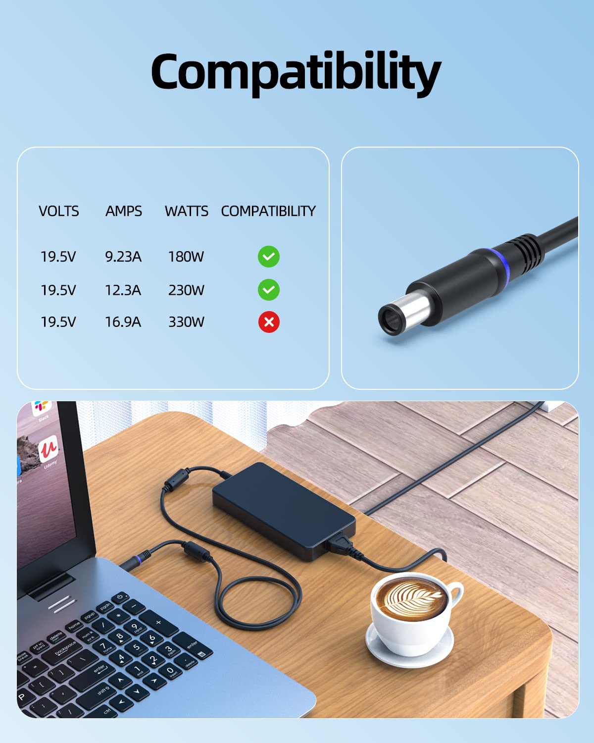Foto 4 pulgar | Cargador De 240 W, 19,5 V Y 12,3 A Para El Portátil Dell Alienware Superer - Venta Internacional.