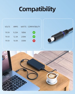 Foto 3 | Cargador De 240 W, 19,5 V Y 12,3 A Para El Portátil Dell Alienware Superer - Venta Internacional.