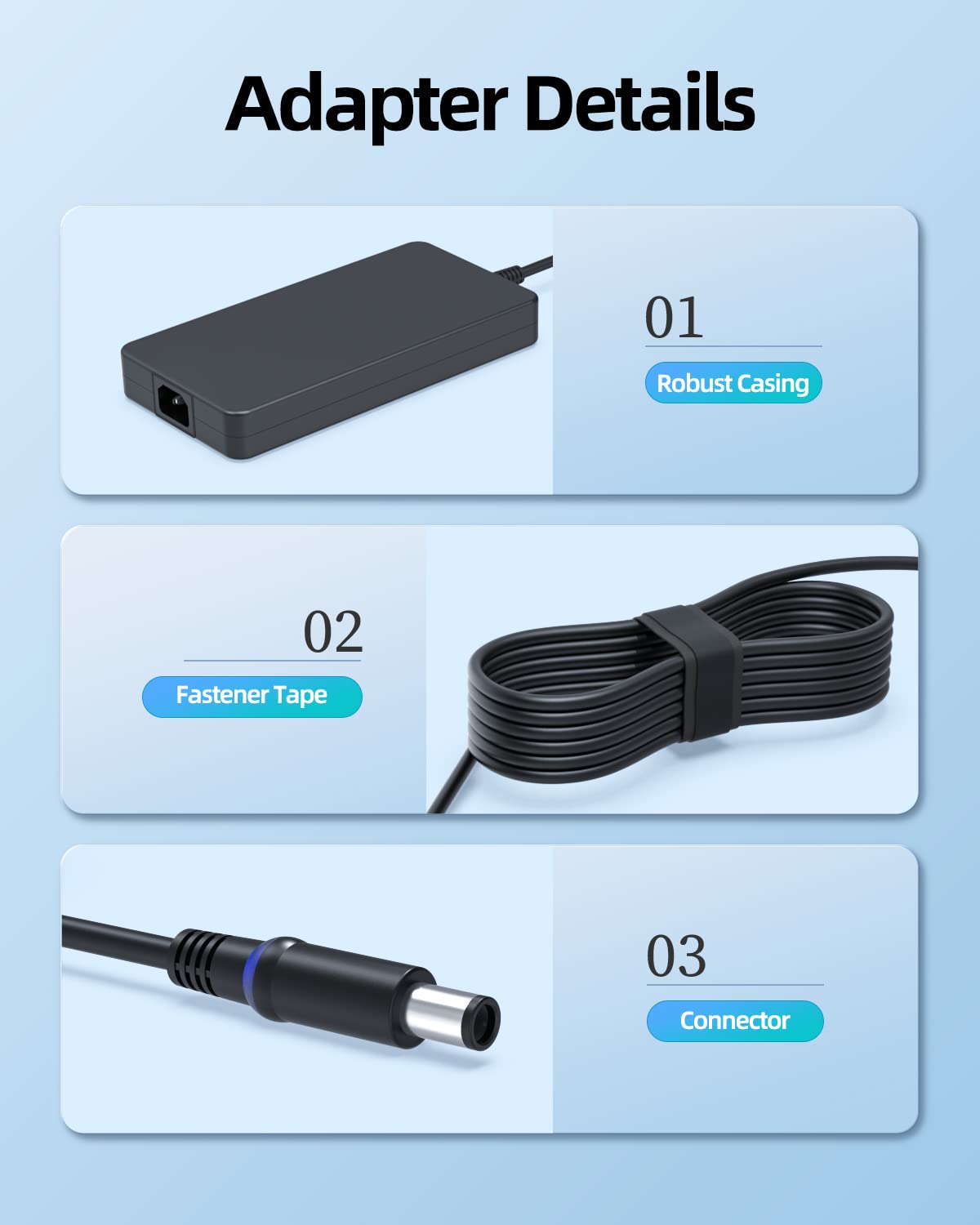 Foto 6 pulgar | Cargador De 240 W, 19,5 V Y 12,3 A Para El Portátil Dell Alienware Superer - Venta Internacional.