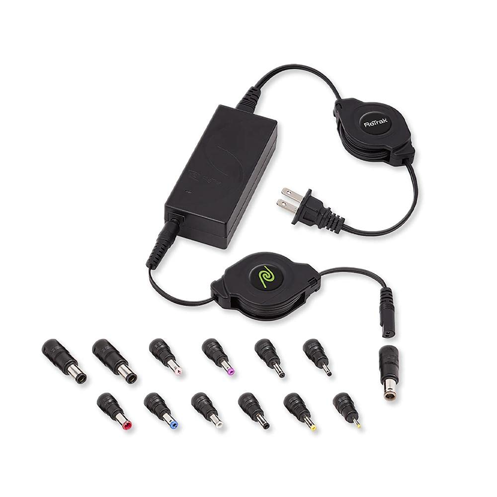 Foto 2 pulgar | Cargador Universal Ac Para Portátil Retrak De 65 W Con 13 Puntas Adaptadoras - Venta Internacional.