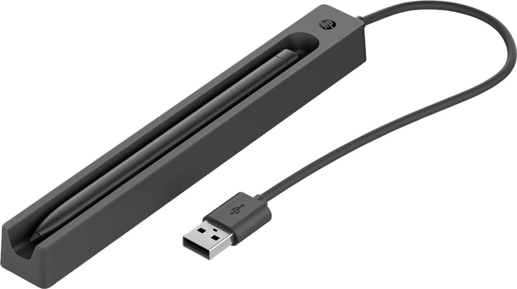 Foto 2 pulgar | Cargador De Bolígrafo Recargable Hp Slim, Negro - Venta Internacional.