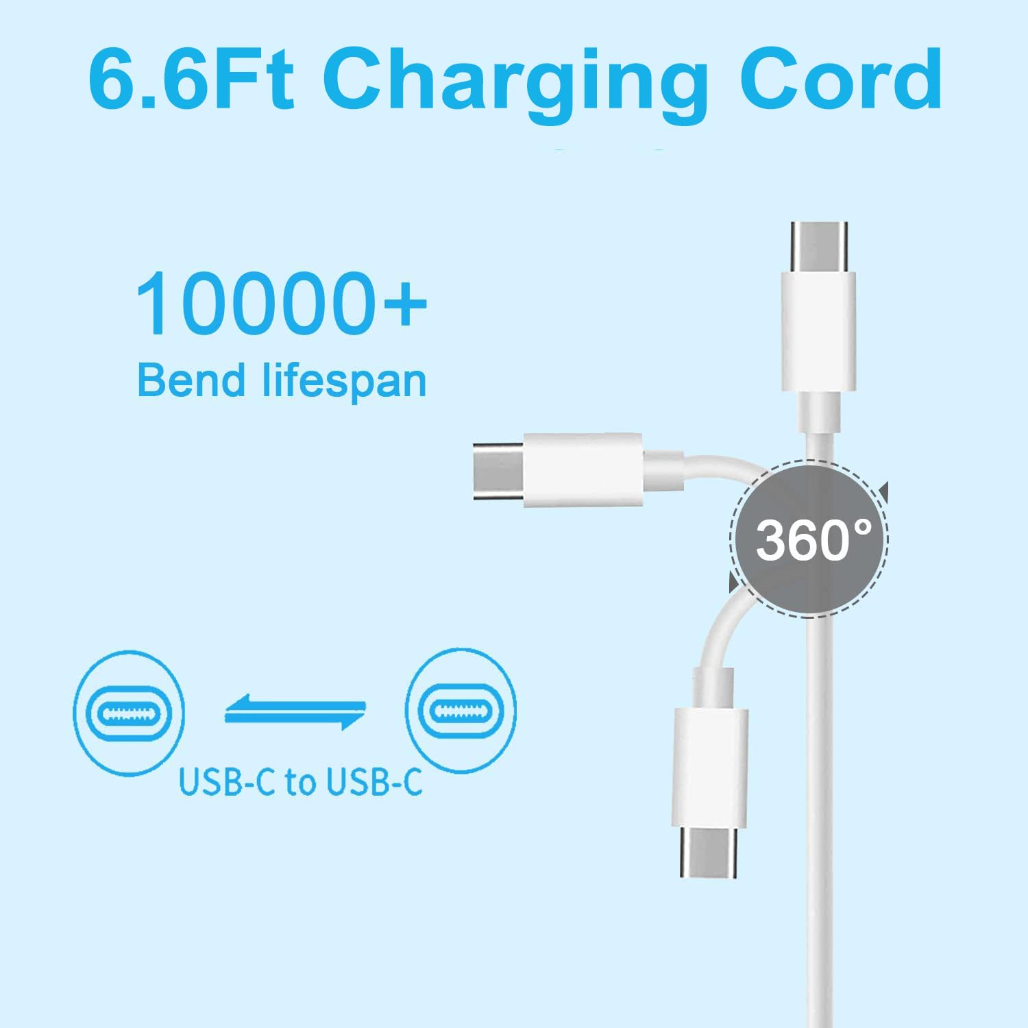 Foto 6 pulgar | Adaptador De Corriente Usb C Charger Yoxydif De 100 W Para Macbook Pro - Venta Internacional.