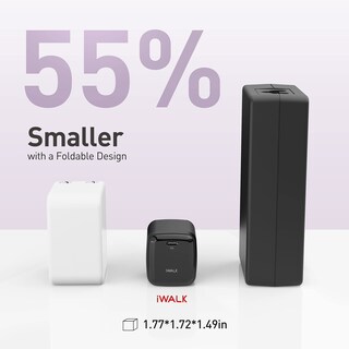 Foto 3 | Cargador Iwalk Leopard Gan De 65 W, Usb C, Pps, Carga Rápida, 15 V, Macbook - Venta Internacional.