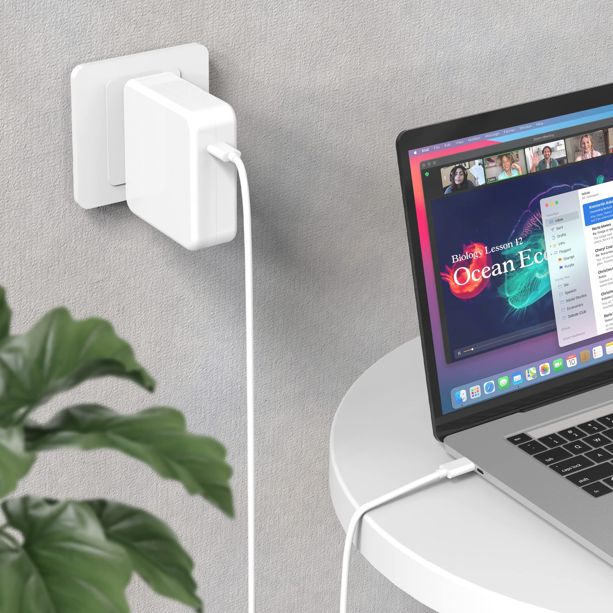 Foto 5 pulgar | Cargador Unawudoh 61w Usb C Compacto Y Plegable Para Macbook - Venta Internacional.