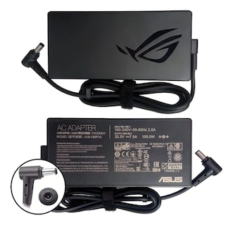 Foto 2 | Cargador para Laptop Asus 20 V 7.5 A Punta 6.0x3.7 mm