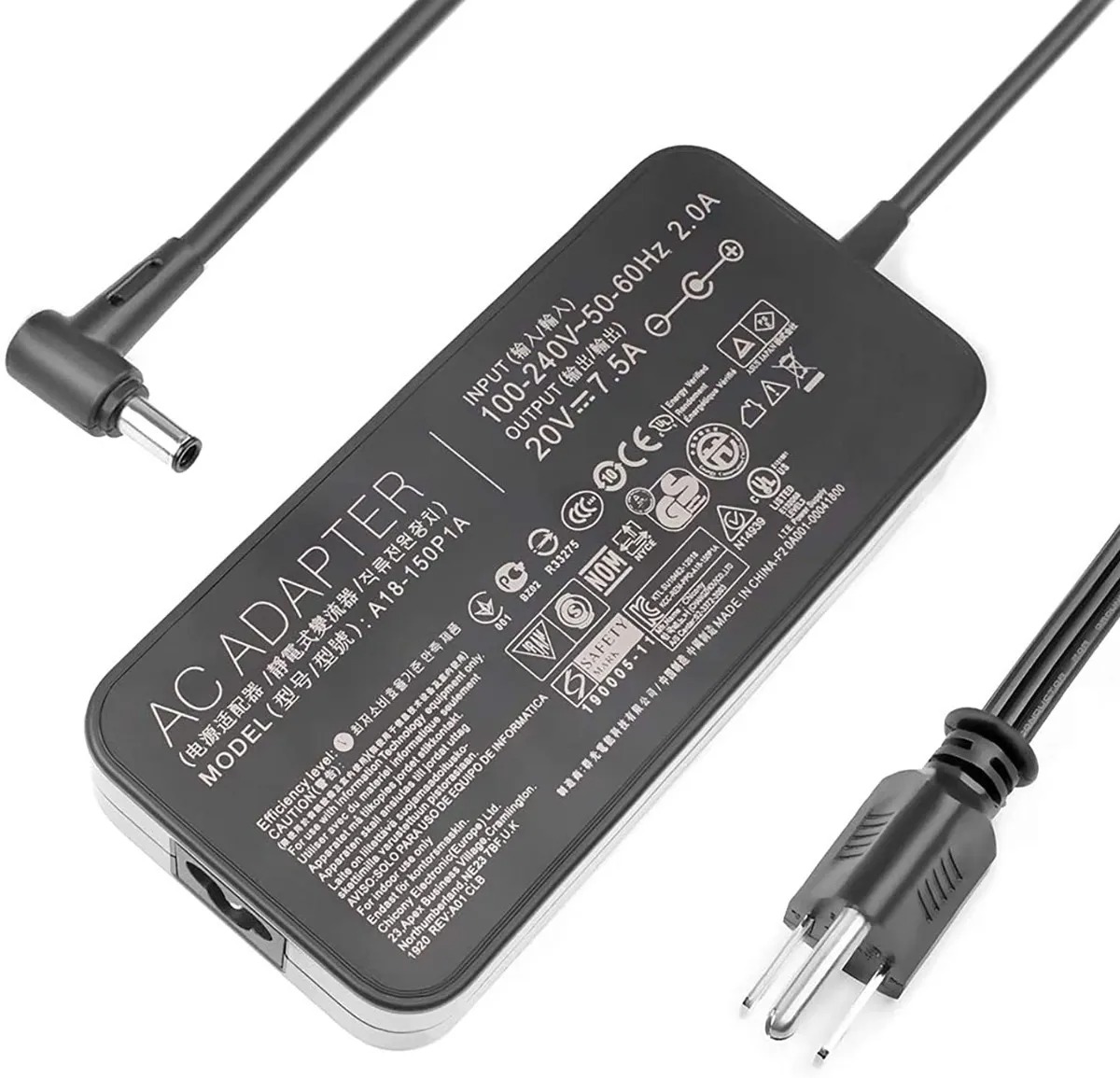 Foto 5 pulgar | Cargador para Laptop Asus 20 V 7.5 A Punta 6.0x3.7 mm