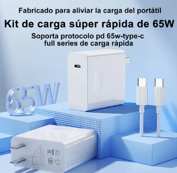 Foto 5 pulgar | Cargador Xtellar Laptop Tipo C 65w Para Huawei Matebook D14 D15 20v
