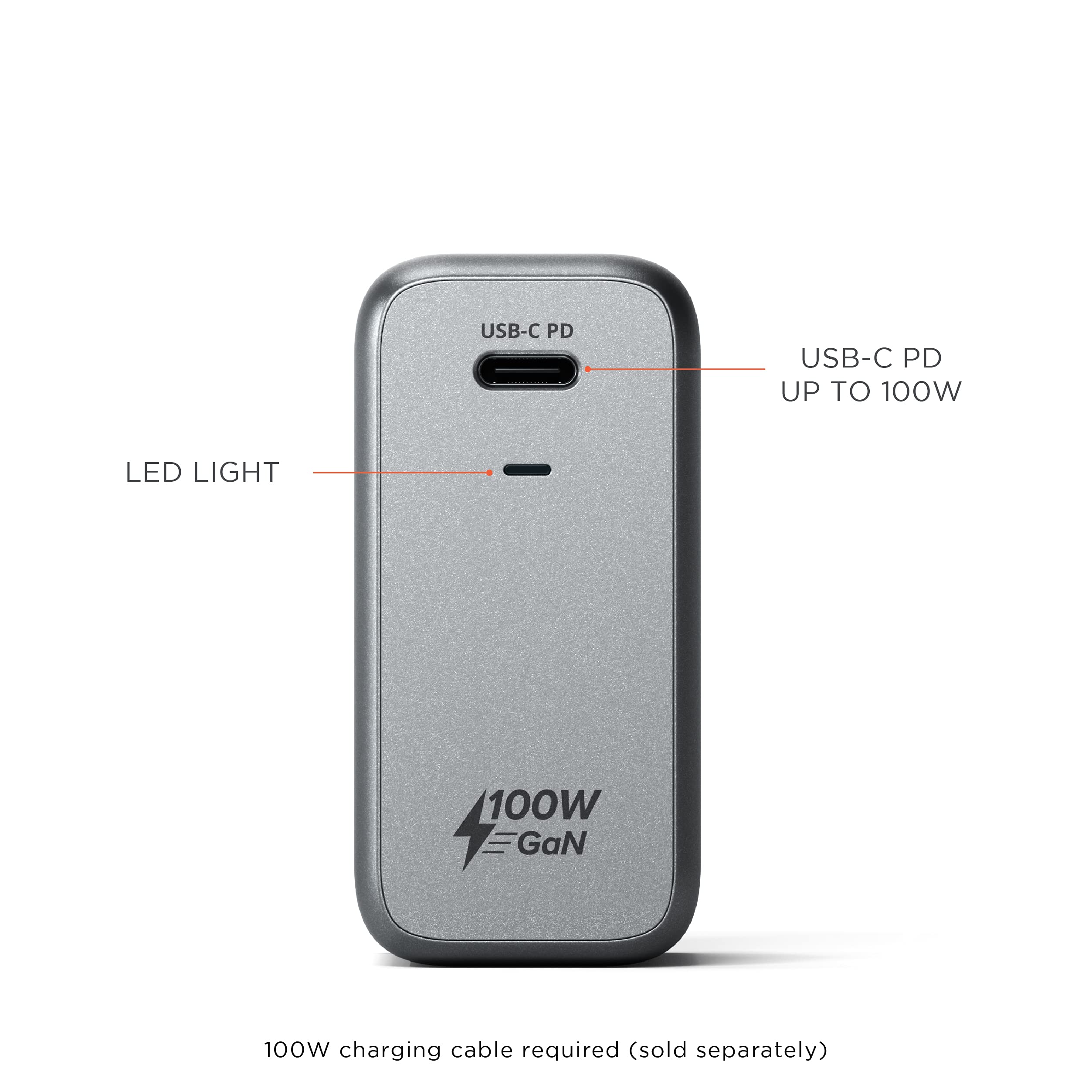 Foto 5 pulgar | Cargador De Pared Satechi Usb C Pd De 100 W Con Tecnología Gan Para Macbook Pro/air - Venta Internacional.