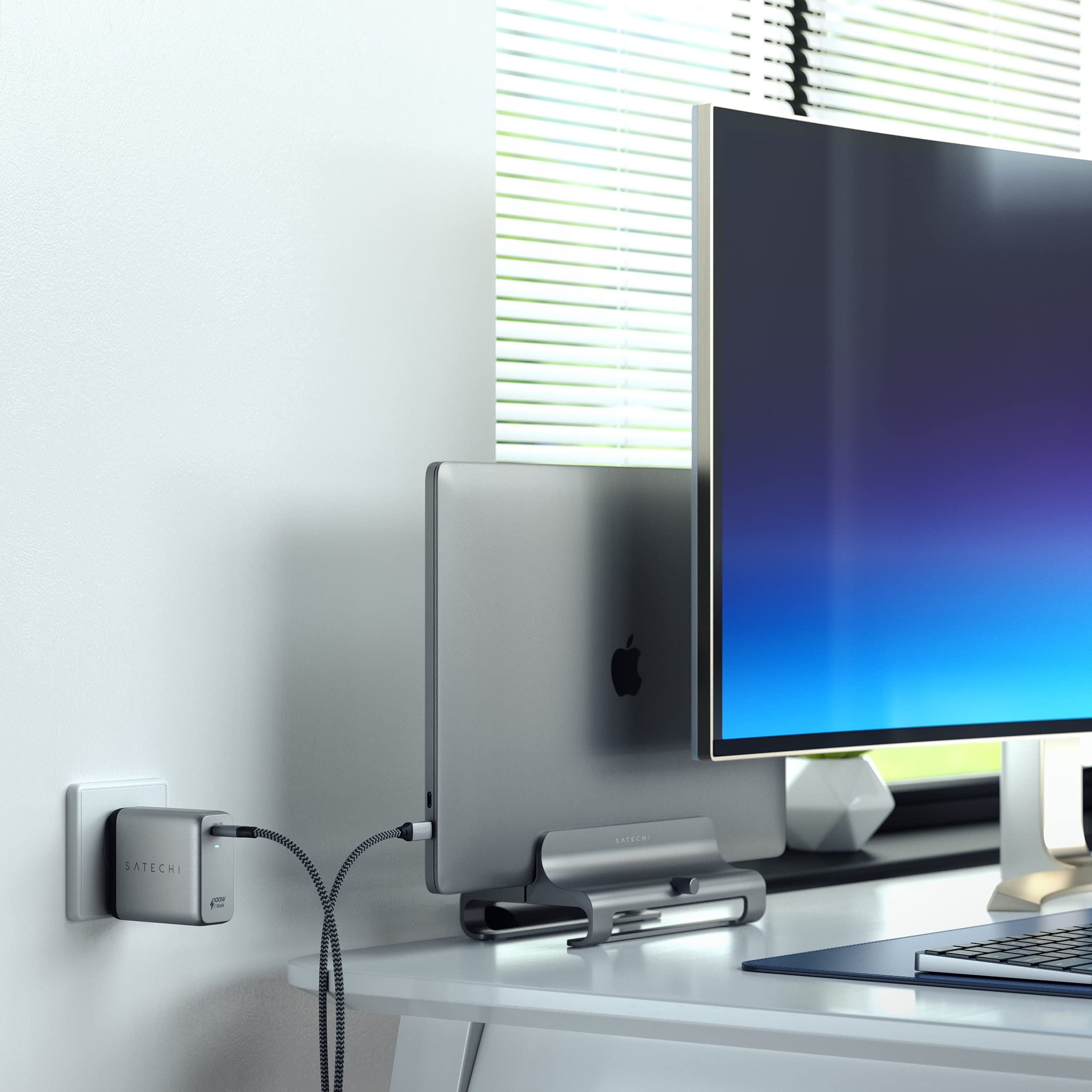 Foto 6 | Cargador De Pared Satechi Usb C Pd De 100 W Con Tecnología Gan Para Macbook Pro/air - Venta Internacional.
