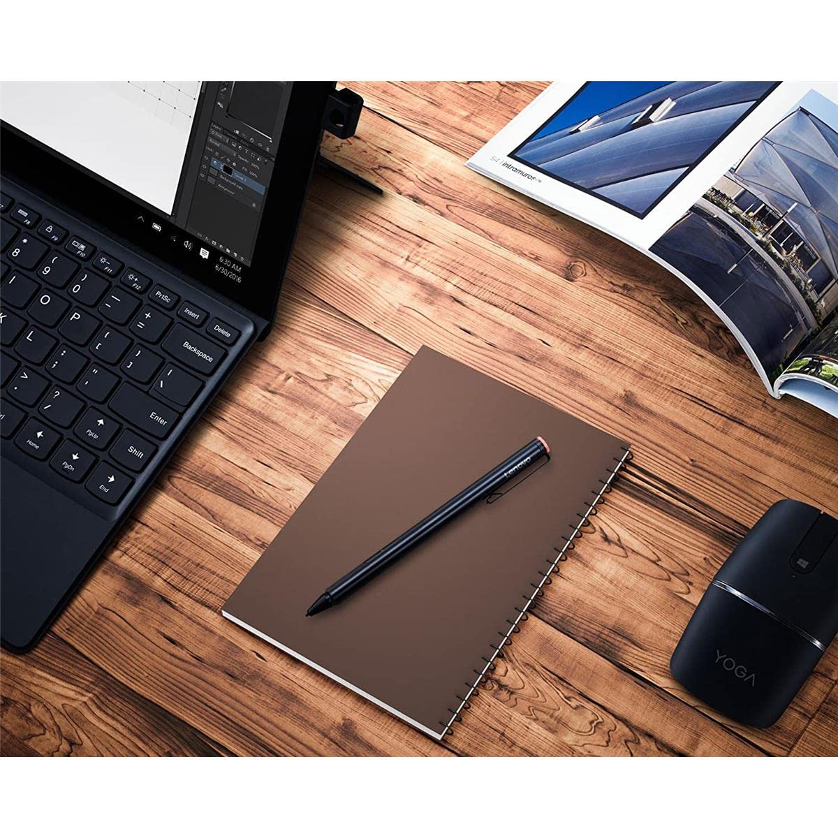 Foto 6 pulgar | Bolígrafo De Capacidad Activa Lenovo Para Lenovo Yoga 900s-12isk Negro - Venta Internacional.