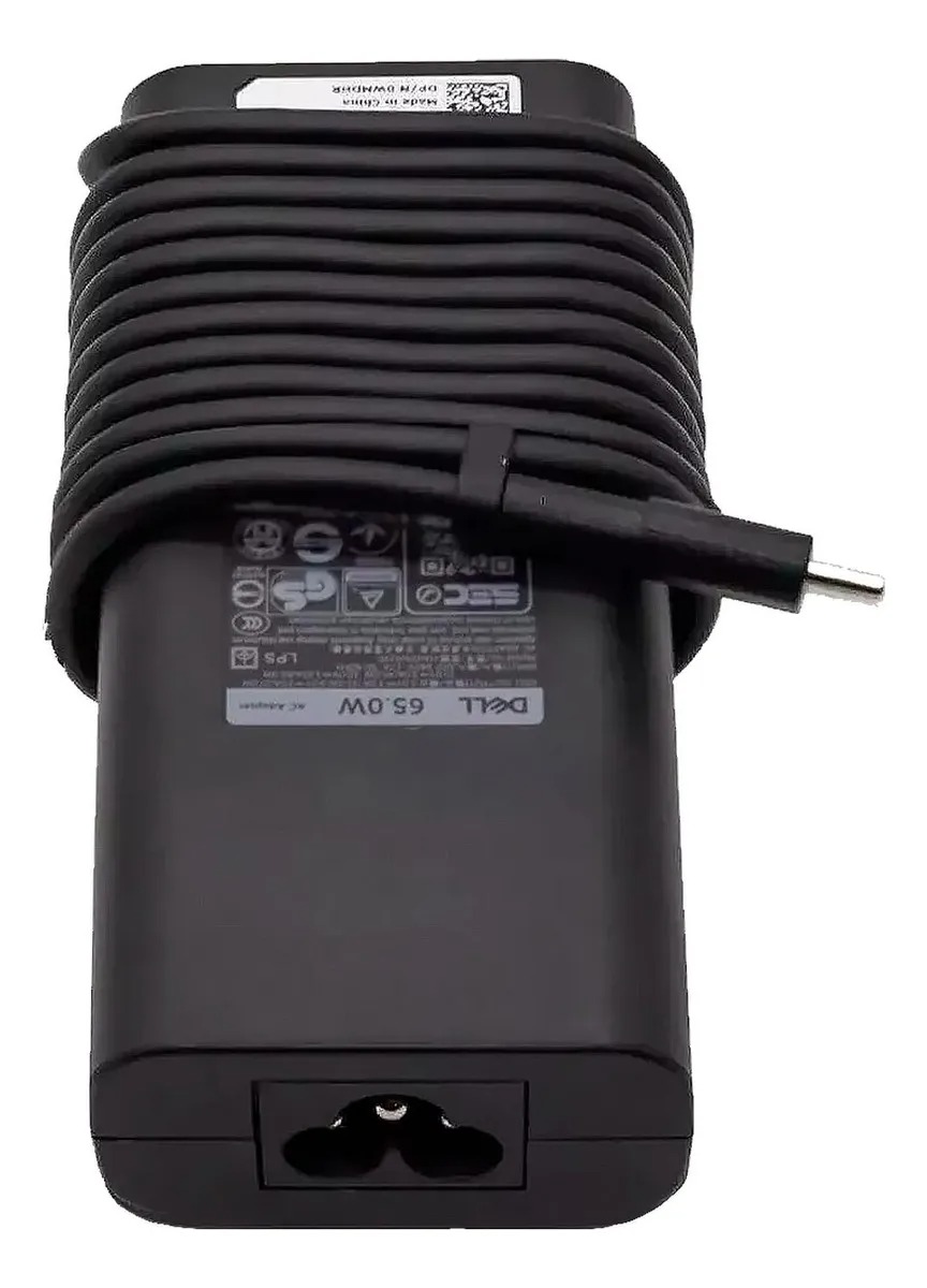 Foto 4 pulgar | Cargador Para Laptop Dell Tipo C 65w 20v 3.25a.