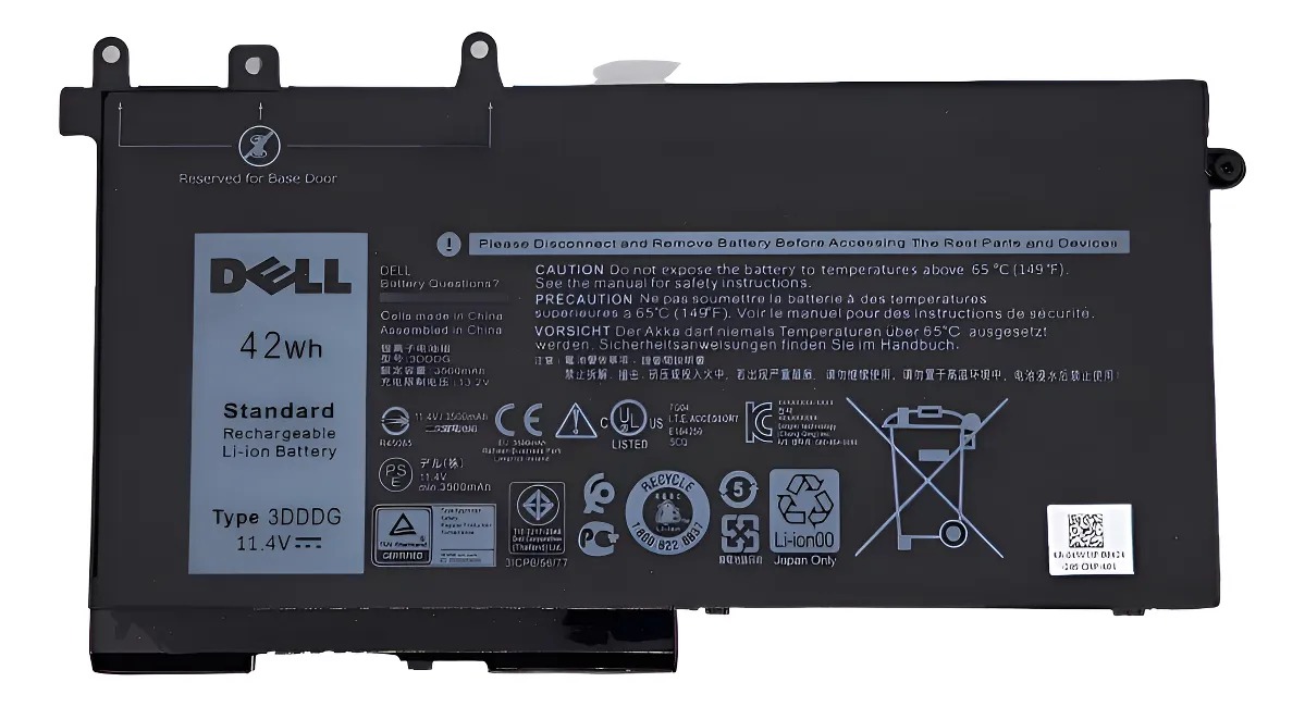 Foto 5 | Bateria Para Laptop 3dddg E5280 E5480 E5580 E5290 3vc9y
