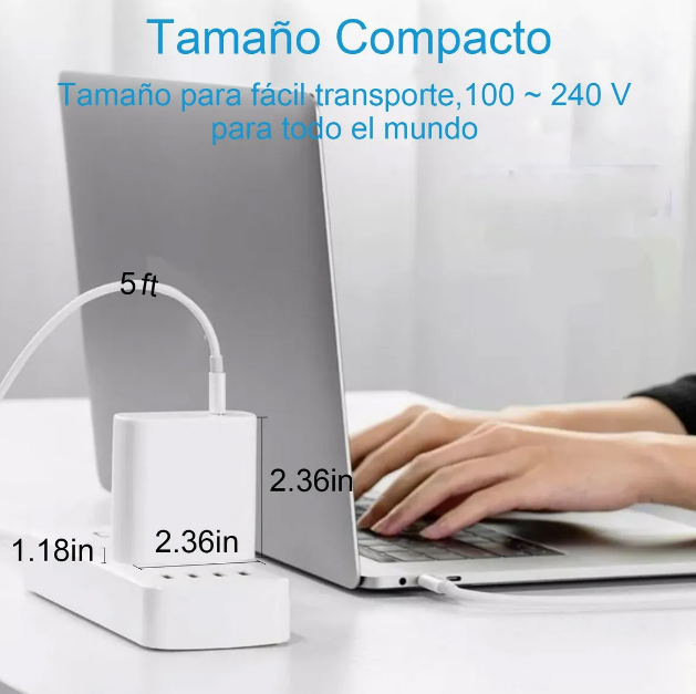 Foto 4 | Cargador Xtellar Ultra Rápido 65w Tipo C Para Laptop Huawei Matebook D14  D15 Y Más