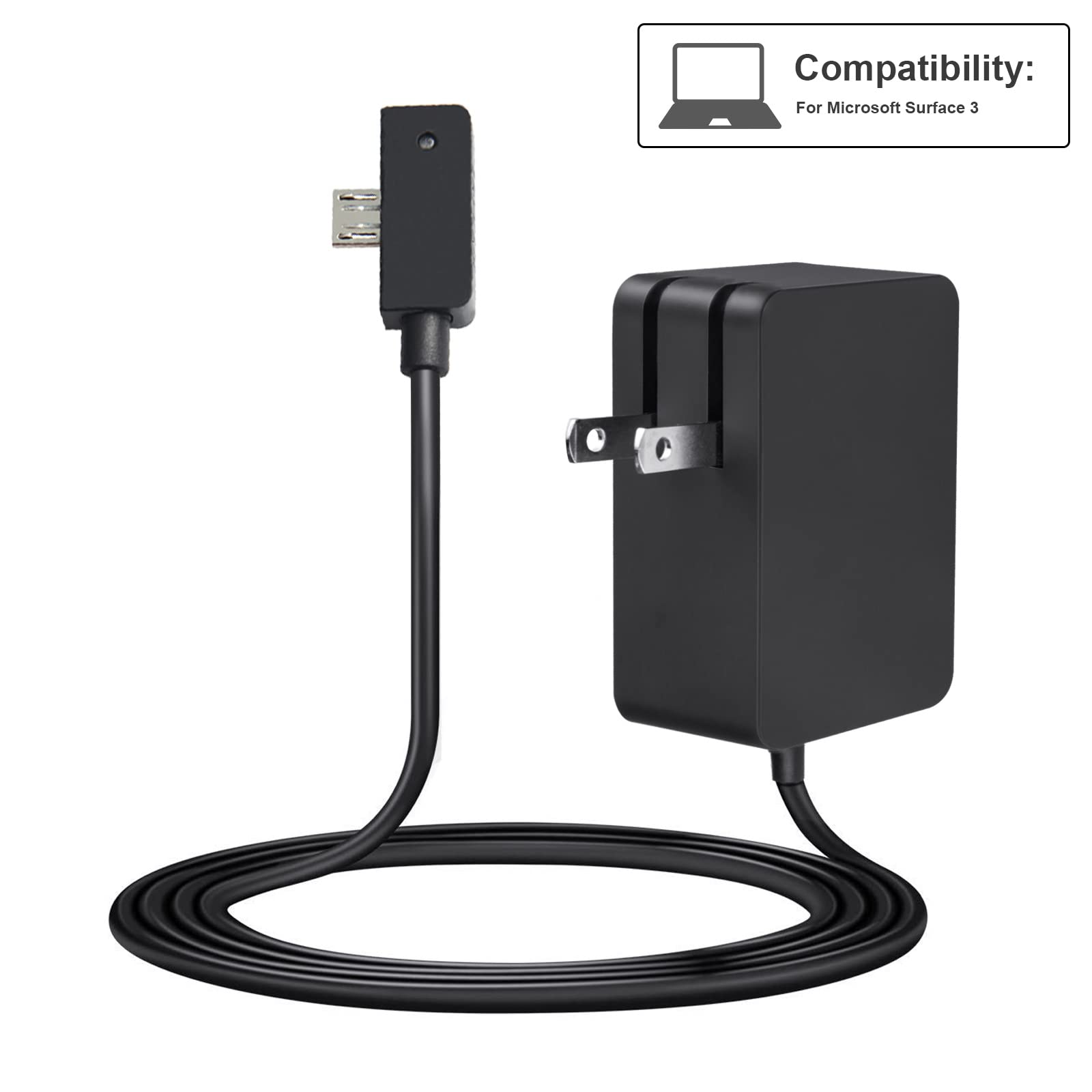 Foto 5 pulgar | Cargador Fancy Buying Surface 3 De 13 W  5 2 V Y 2 5 A Con Cable Usb - Venta Internacional.