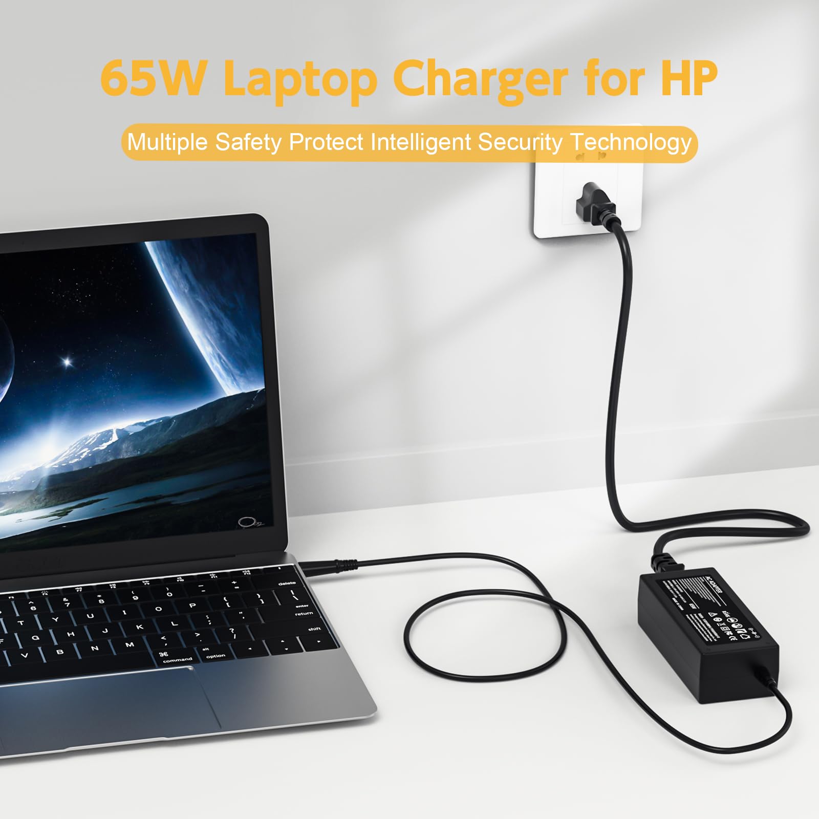 Foto 5 pulgar | Cargador Rolada De 65 W Para Hp Pavilion G6 G7 G62 G71 G72 Dv7 Dv6 - Venta Internacional.