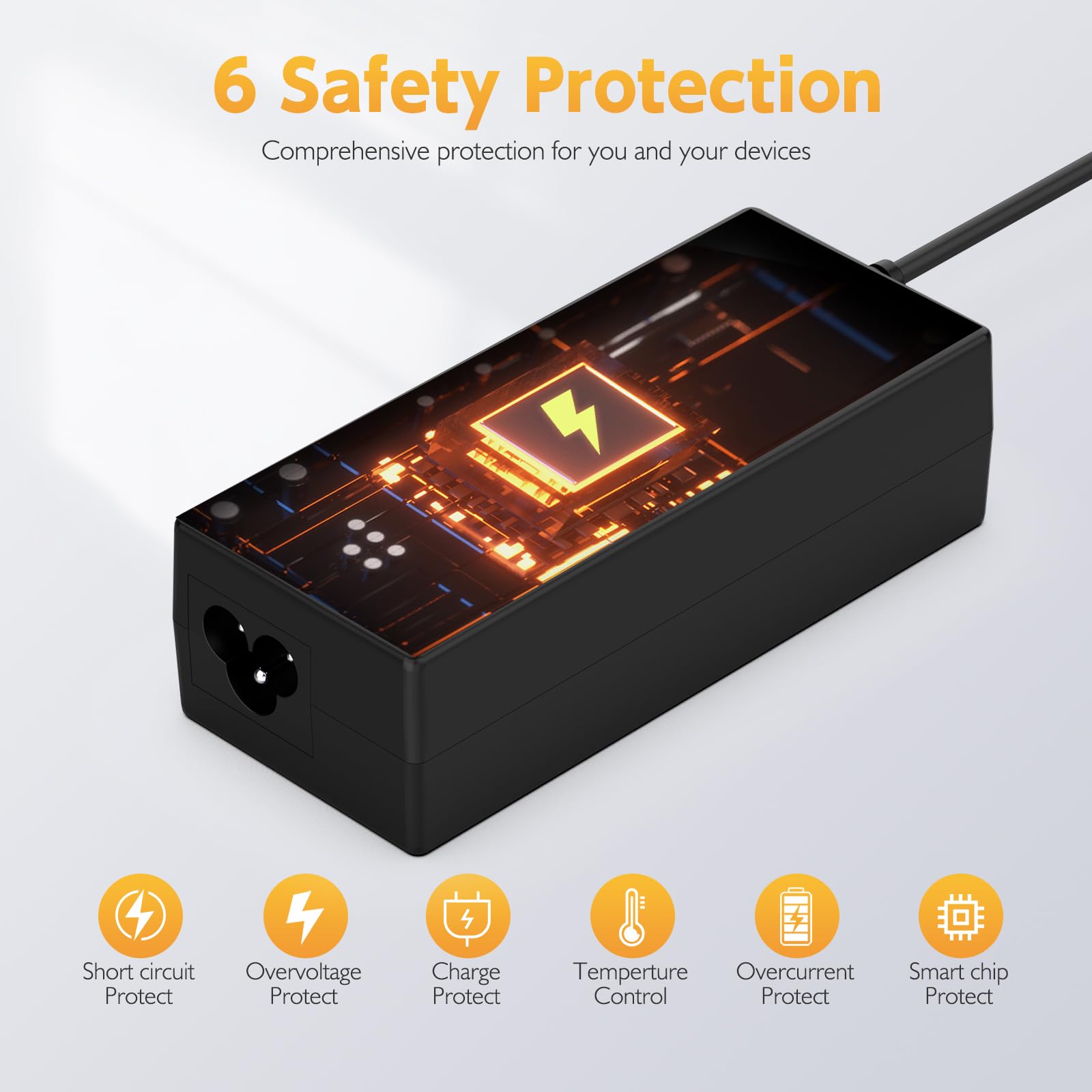 Foto 6 | Cargador Rolada De 65 W Para Hp Pavilion G6 G7 G62 G71 G72 Dv7 Dv6 - Venta Internacional.