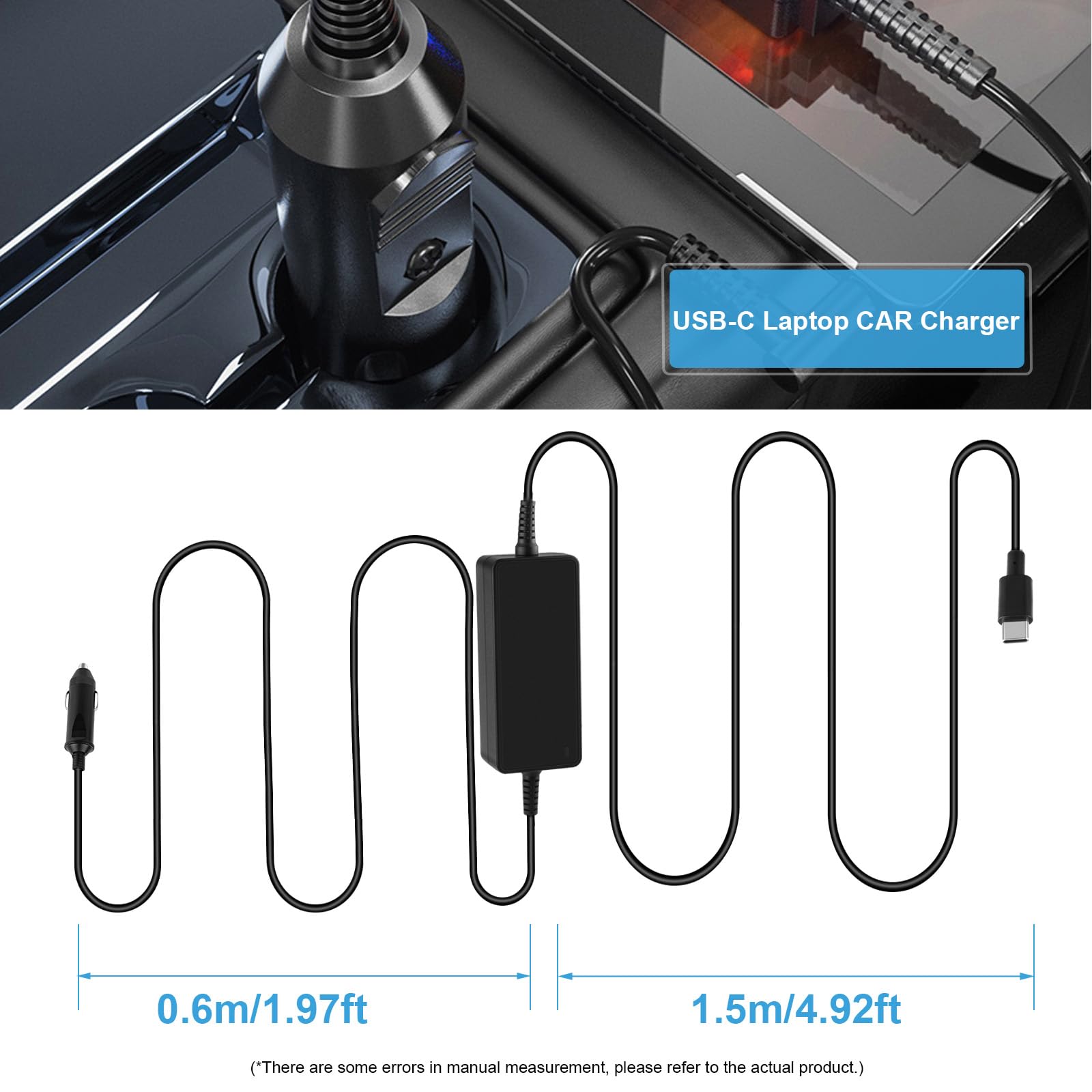 Foto 7 pulgar | Cargador Adaptador De Coche Tree.nb Usb C Pd De 65 W Para Dell Xps 13 - Venta Internacional.