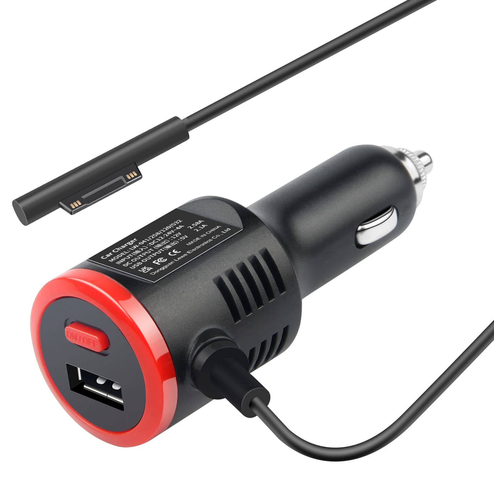 Cargador De Coche Tree.nb 41 W 12 V 2.58 A Con Puerto Usb Para Surface - Venta Internacional.
