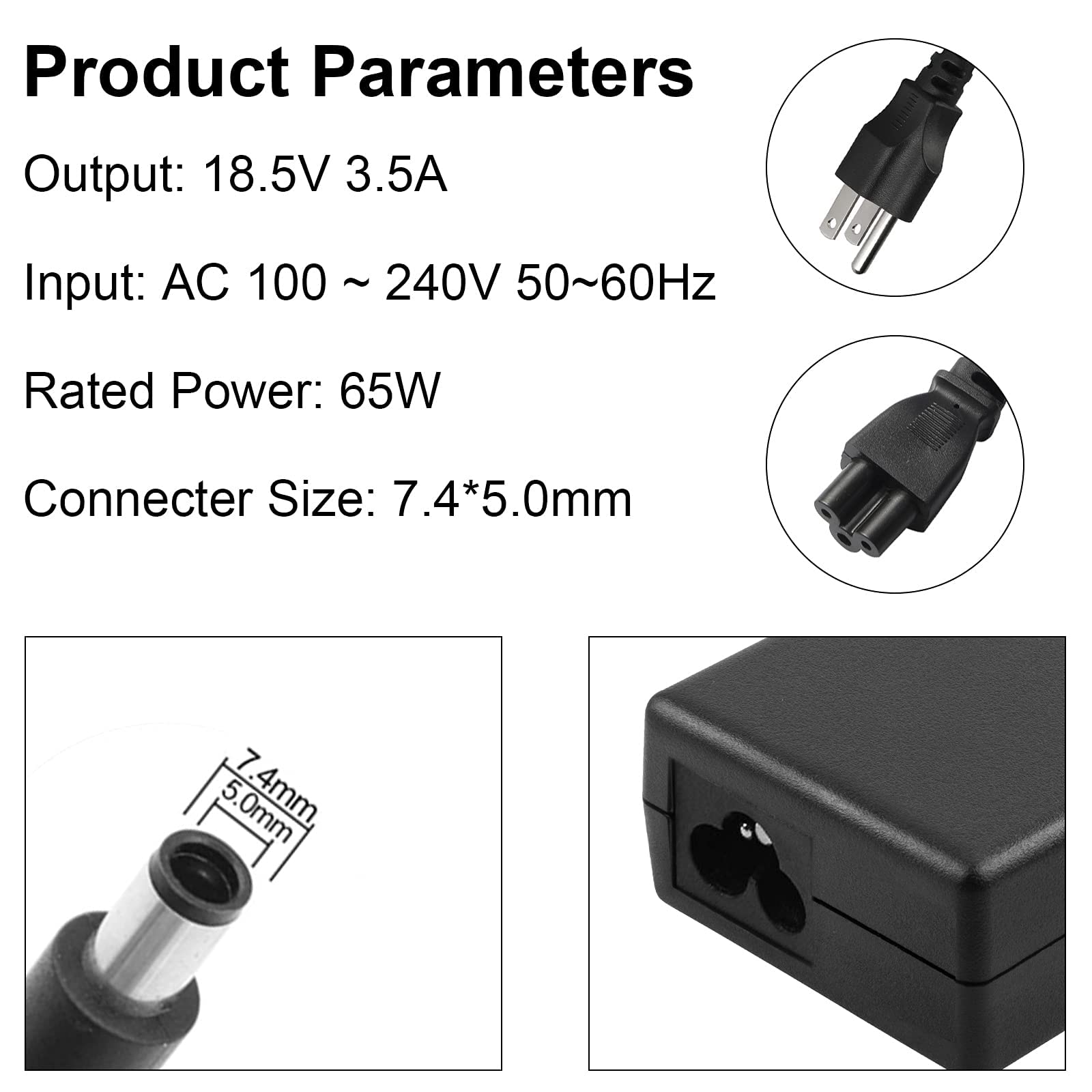 Foto 4 pulgar | Adaptador De Ca/cargador De Batería Para Compaq Presario 2210b 2510p - Venta Internacional.
