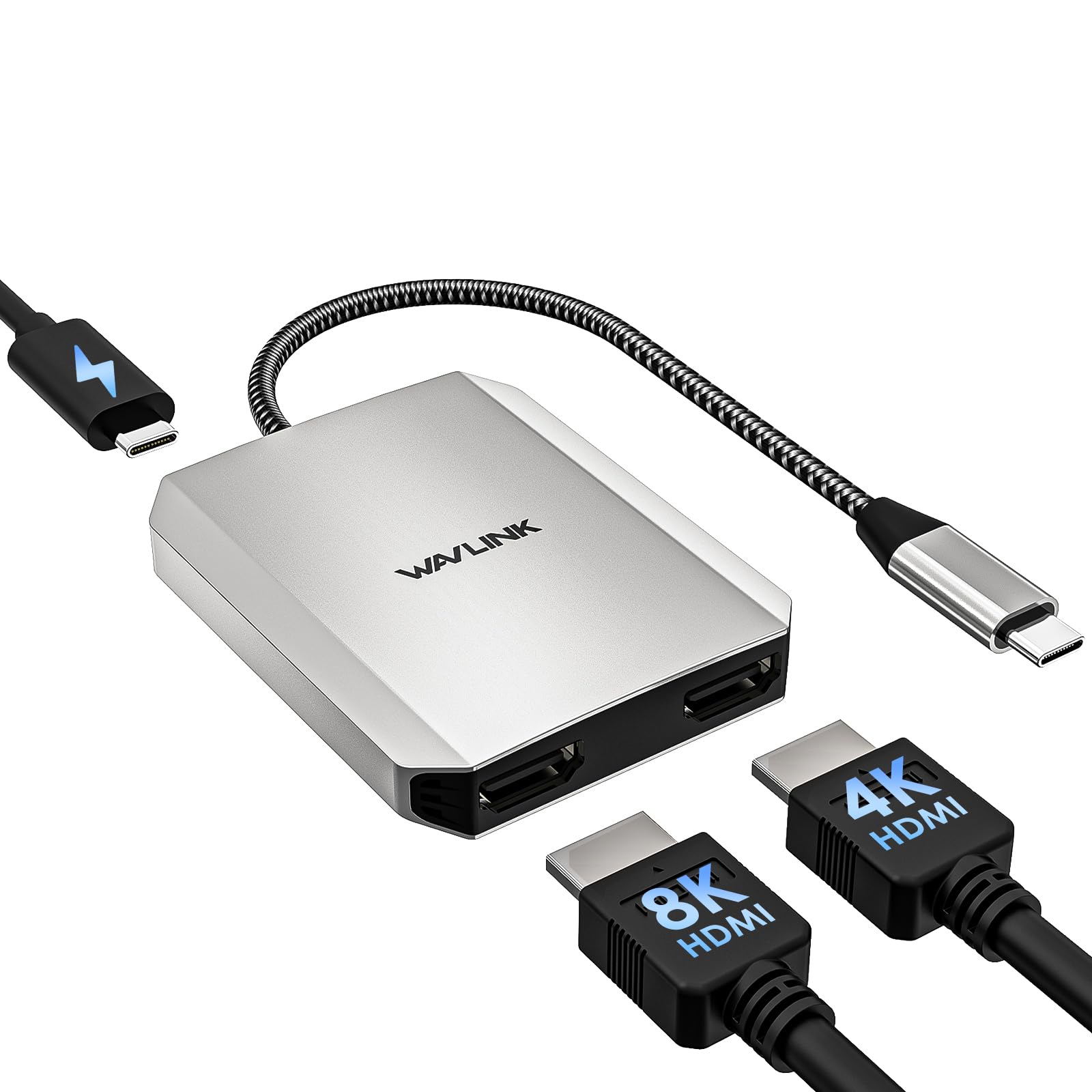Foto 2 pulgar | Adaptador Usb C A Hdmi Dual Wavlink Para Dell Xps Hp Lenovo - Venta Internacional.