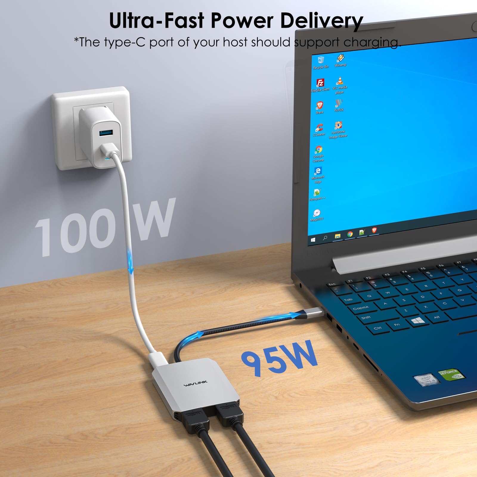 Foto 7 pulgar | Adaptador Usb C A Hdmi Dual Wavlink Para Dell Xps Hp Lenovo - Venta Internacional.