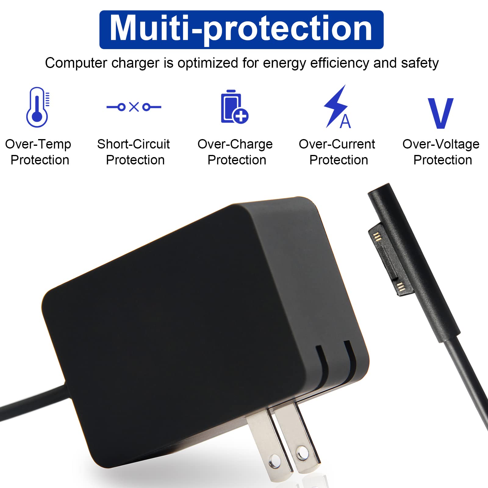 Foto 4 pulgar | Adaptador De Fuente De Alimentación Tree.nb 24w 15v 1.6a Para Surface Go - Venta Internacional.