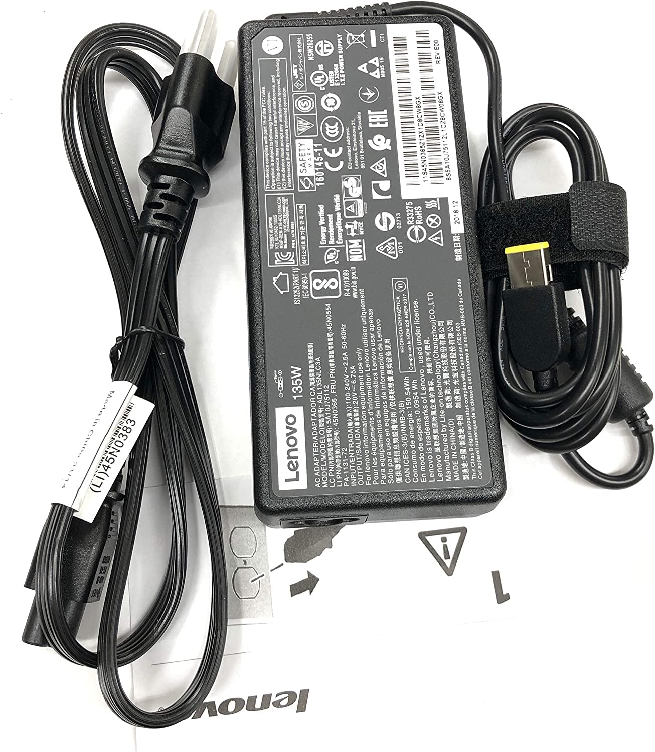 Foto 4 pulgar | Adaptador Ac Lenovo 20v 6.7a 135w Slim Tip Para Ideapad Z710 - Venta Internacional.