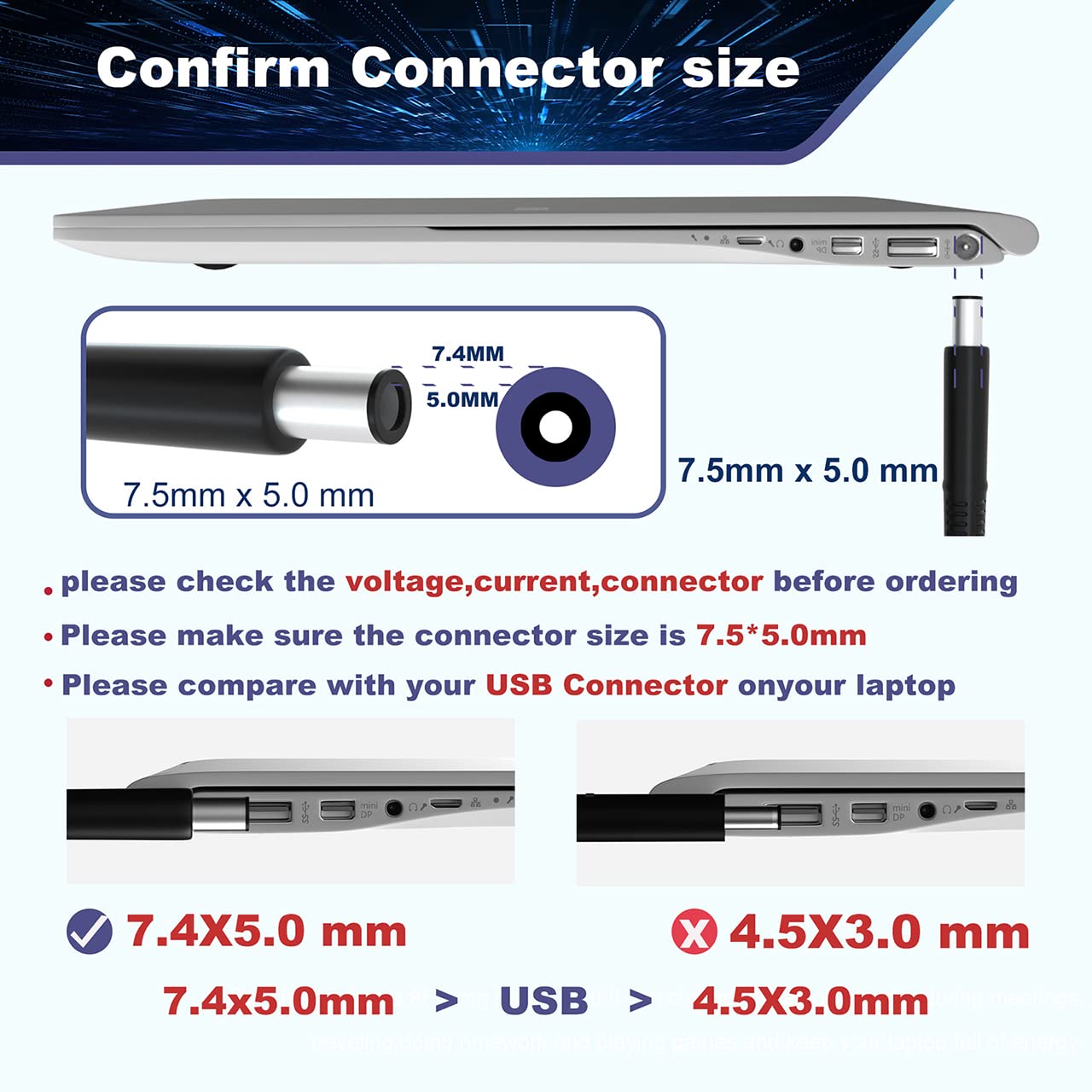 Foto 3 | Cargador Portátil Kaqiar 90w Para Dell Latitude E6430 E6440 E6410 - Venta Internacional.