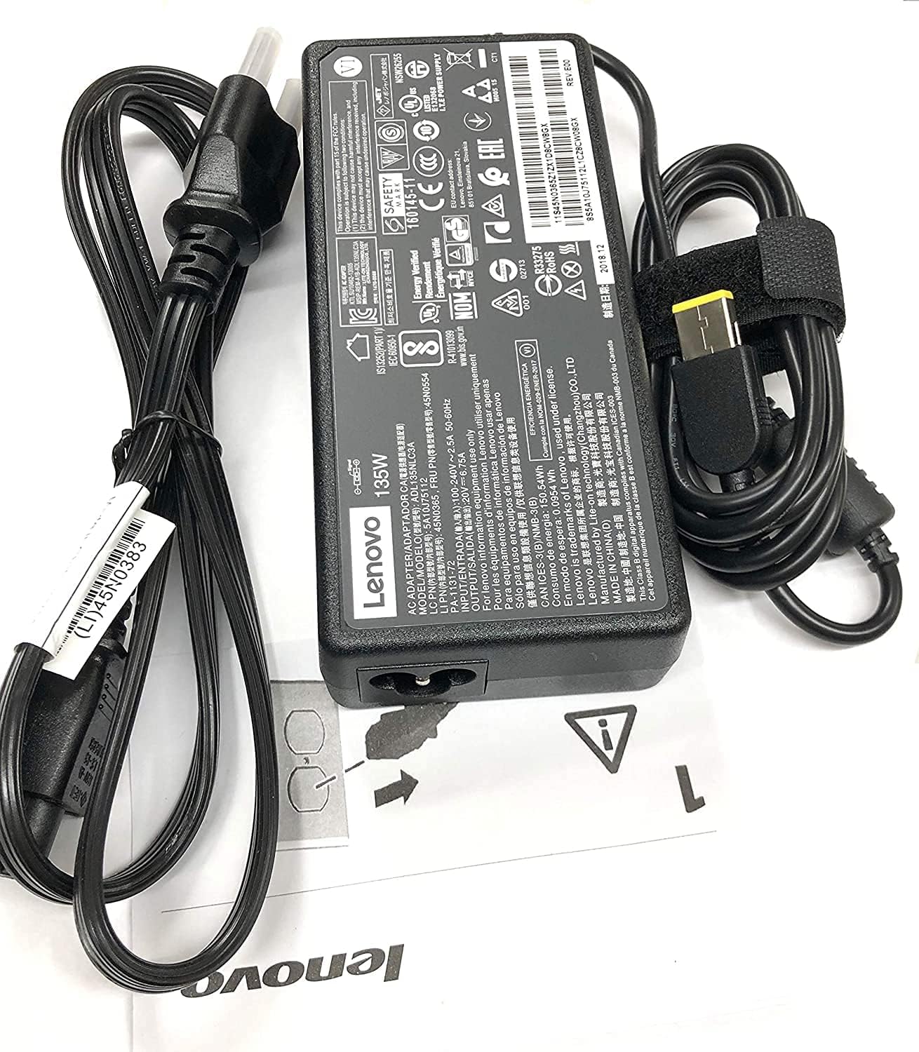 Foto 3 pulgar | Adaptador Ac Lenovo 135 W 20 V 6 75 A Para Portátil Thinkpad W540 - Venta Internacional.