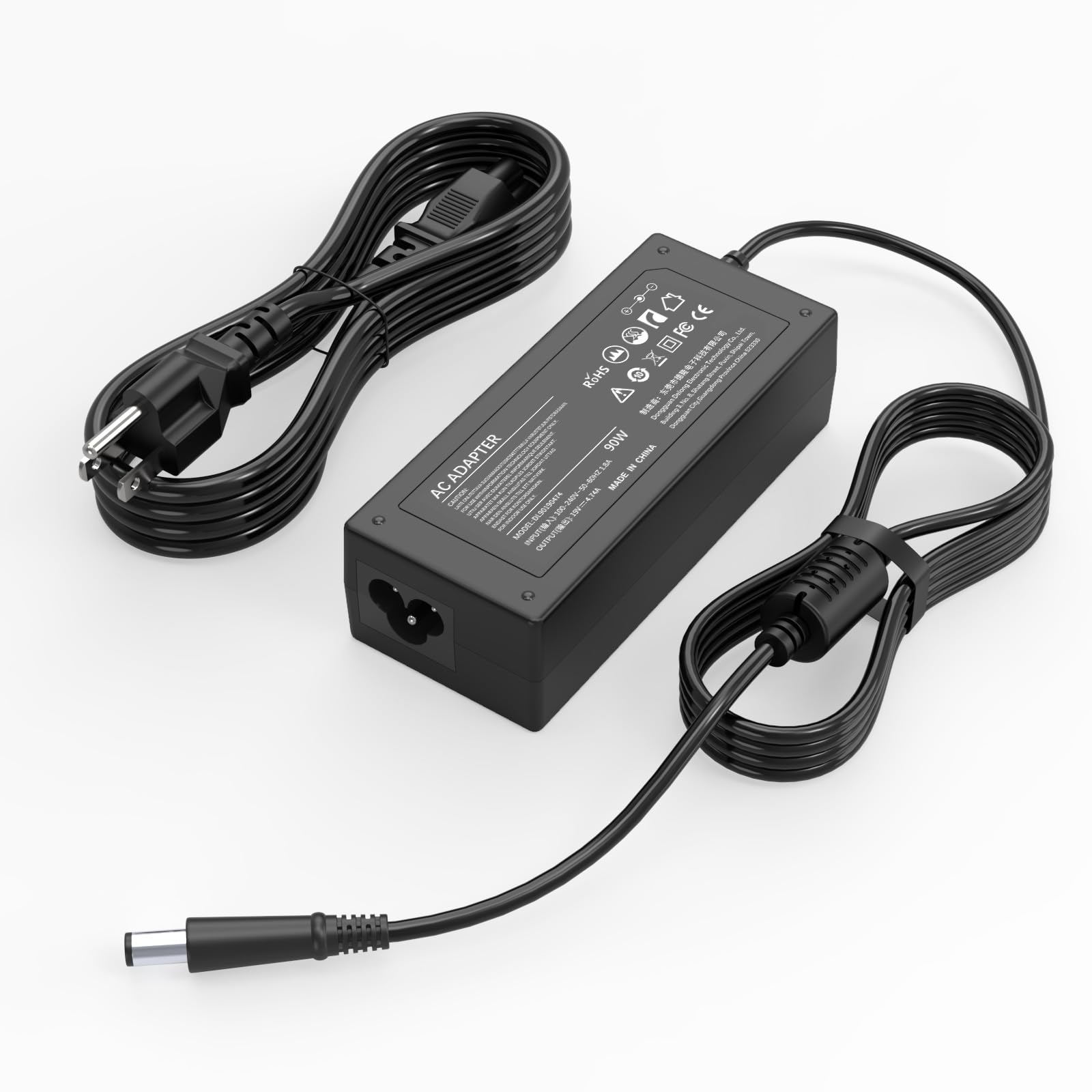 Cable De Alimentación Rolada De 90 W  19 V Y 4 74 A  Compatible Con Hp All-in-one - Venta Internacional.