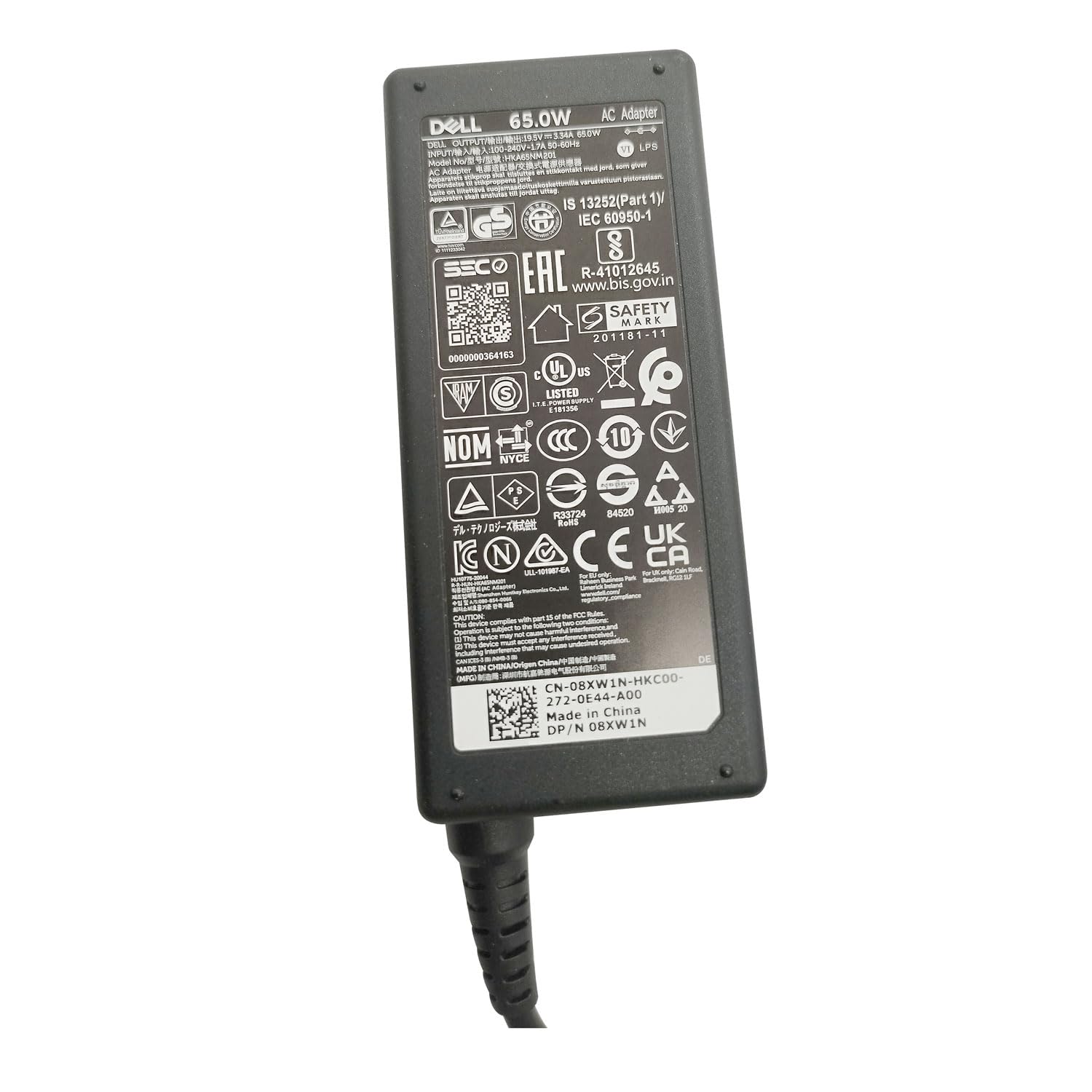 Foto 3 pulgar | Adaptador Ac Dell De 65 W  19 5 V-3 34 A  4 5 Mm  Punta Vostro 3420 3425 - Venta Internacional.