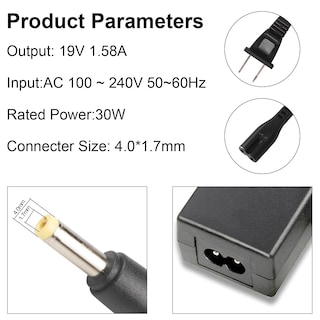 Foto 2 | Adaptador De Cargador 19 V 1 58 A 30 W Para Hp Compaq Mini 110 110c 210 - Venta Internacional.