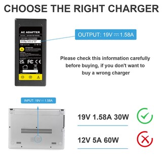 Foto 3 | Adaptador De Cargador 19 V 1 58 A 30 W Para Hp Compaq Mini 110 110c 210 - Venta Internacional.