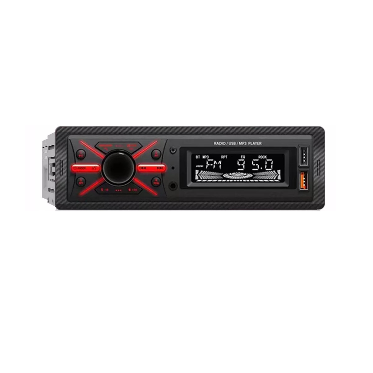Estéreo Bluetooth Reproductor MP3 Radio Eo Safe Imports ESI-10966 Negro