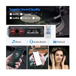 Foto 3 | Estéreo Bluetooth Reproductor MP3 Radio Eo Safe Imports ESI-10966 Negro