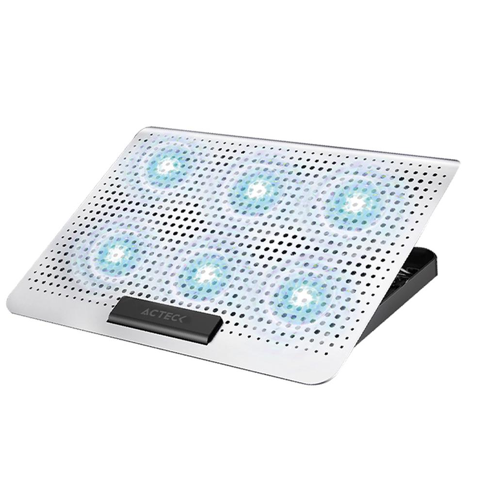 Foto 2 | Base Enfriadora Acteck Froost Max B480 Laptop 6 Fan Ac-936163 color Blanco