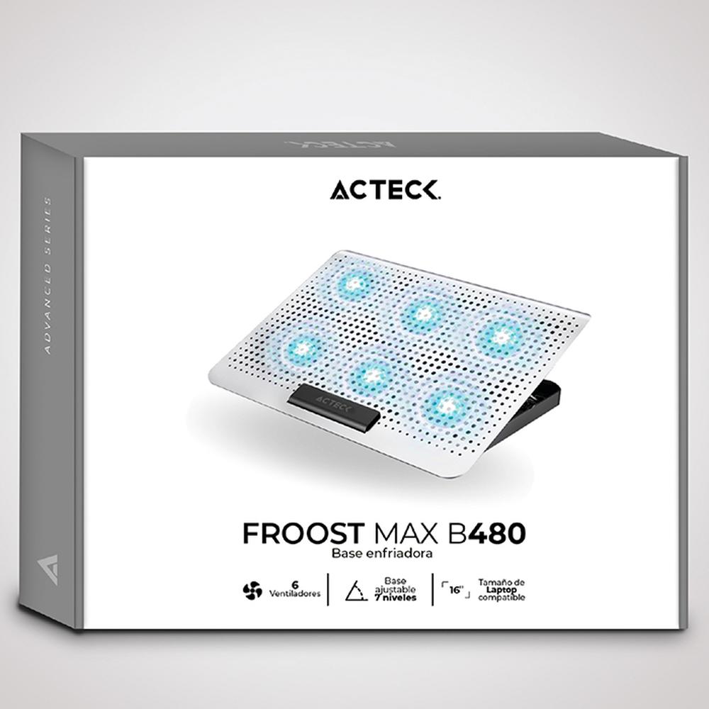 Foto 7 pulgar | Base Enfriadora Acteck Froost Max B480 Laptop 6 Fan Ac-936163 color Blanco
