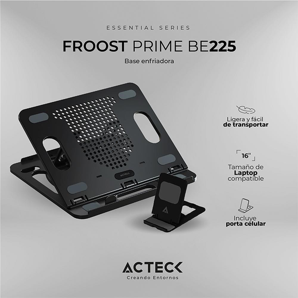 Foto 4 pulgar | Base Enfriadora Acteck Froost Prime Be225 Laptop 17 Pulgadas Ac-936170 color Negro